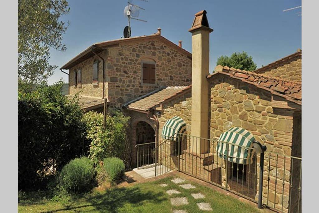 Tuscan Charme Of Cottage Roccaio Countryside Cortona Castiglion Fiorentino Exteriör bild
